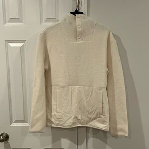 NWT Allbirds Fluff Fleece Pullover in Natural White